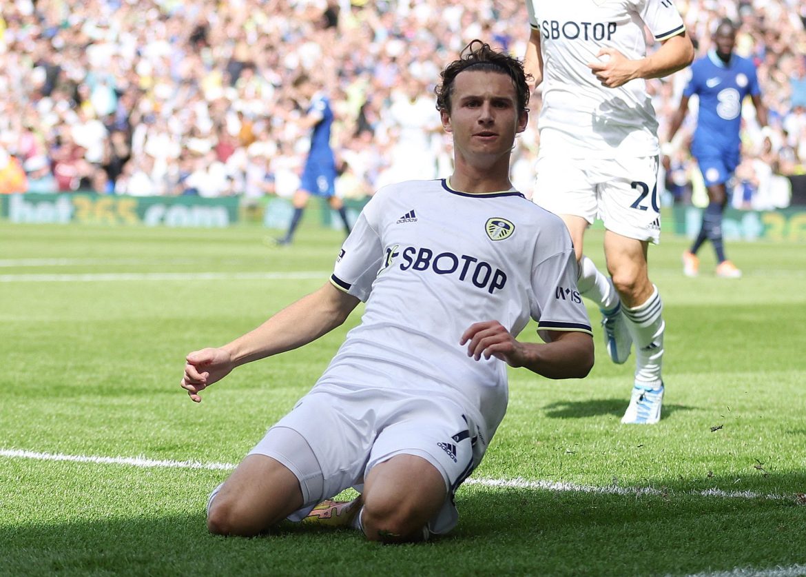 Leeds: Aaronson is a pressing machine